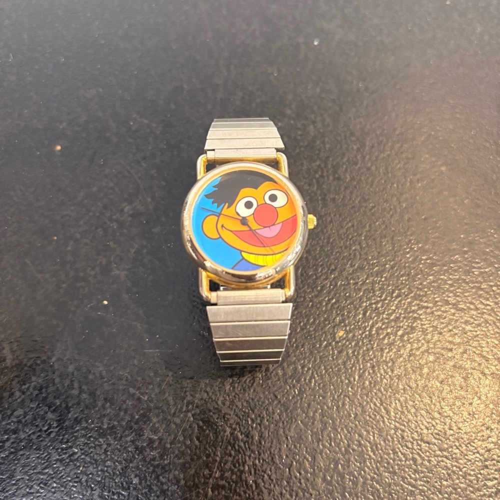 Vintage Sesame Street General Store
RARE Ernie stainless steel watch HTF